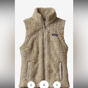 Patagonia Los Gatos fuzzy Sherpa zip up vest size M